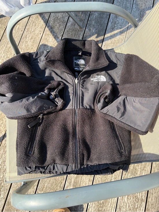 The North Face Other - The North Face Kids Black Fleece and Nylon Panel Jacket
